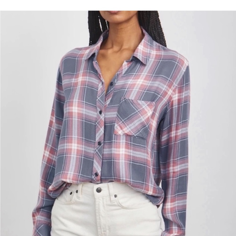 Rails Hunter plaid button down L